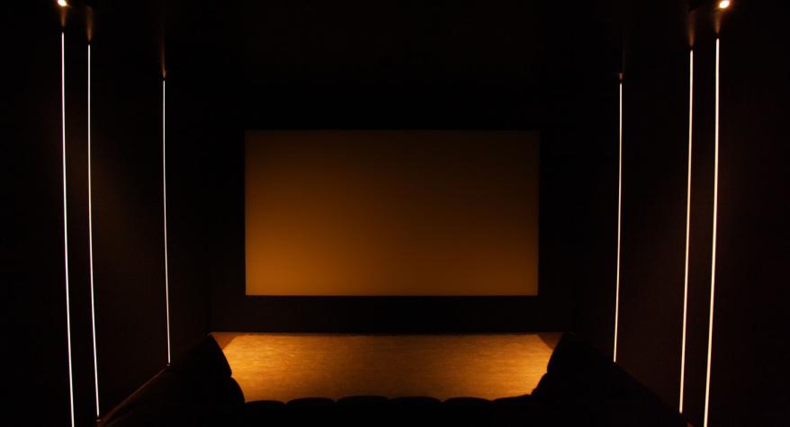 Home cinema installed by OLB Installations in Leeds