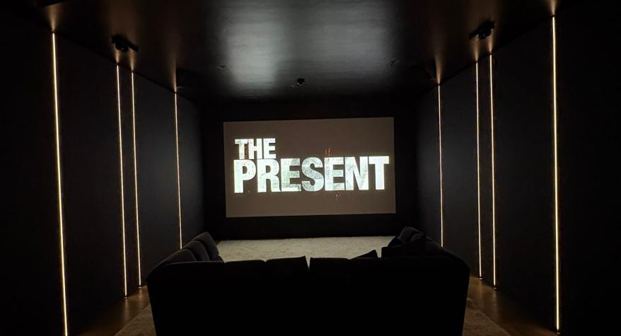 Home cinema installed by OLB Installations in Leeds