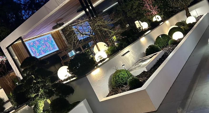 Smart Outdoor Lighting installed by OLB Installations in Leeds