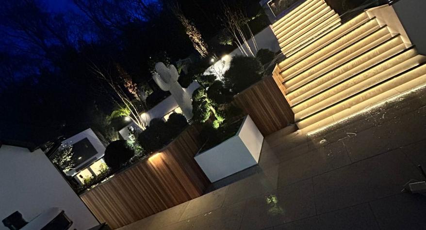 Smart Outdoor Lighting installed by OLB Installations in Leeds
