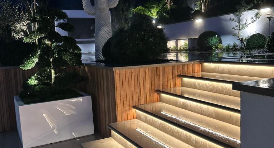 Smart Outdoor Lighting installed by OLB Installations in Leeds